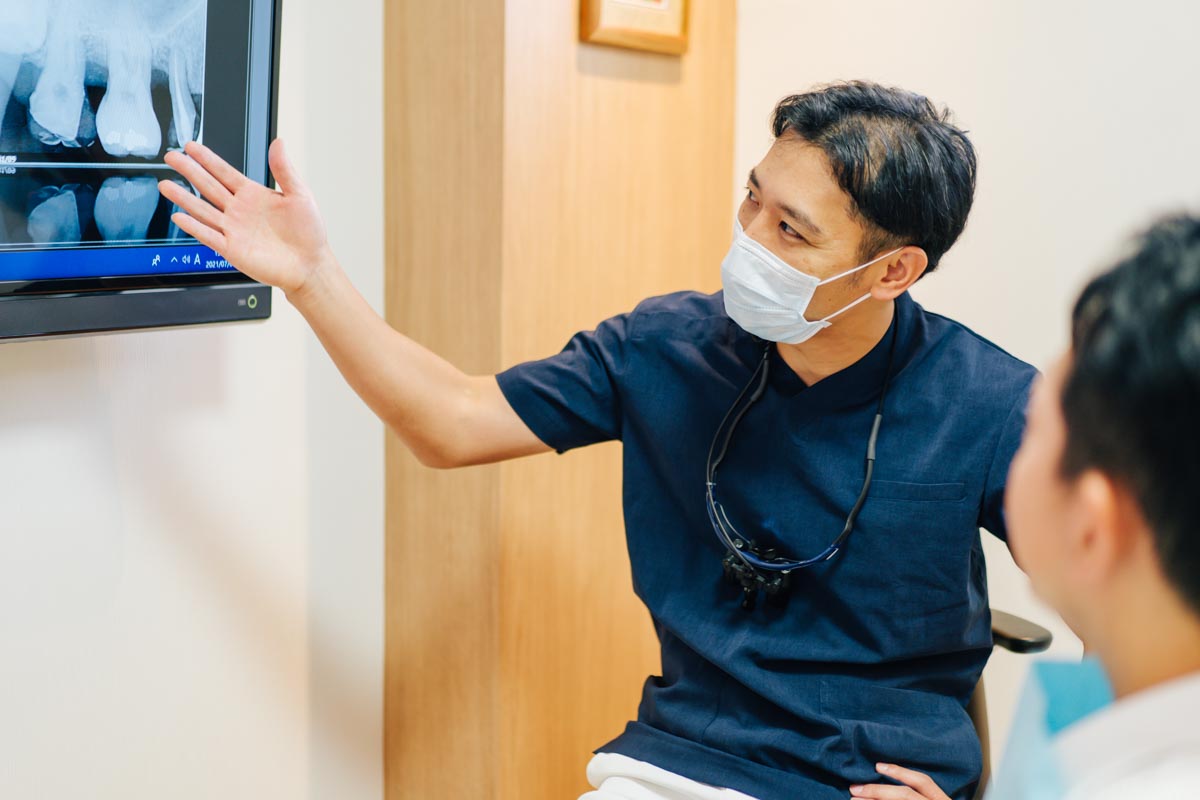歯の保存を重視した診療スタイル